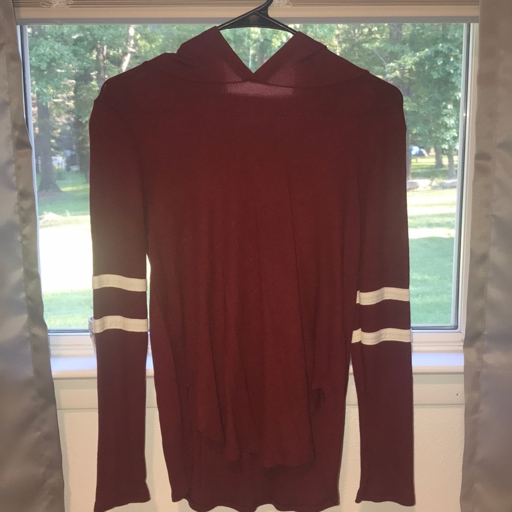 Charlotte Russe Varsity Stripe Shirt